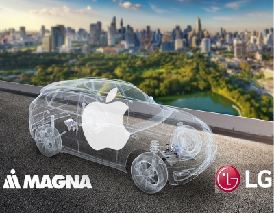 ساخت خودرو هوشمند اپل به دست ال جی و مگنا