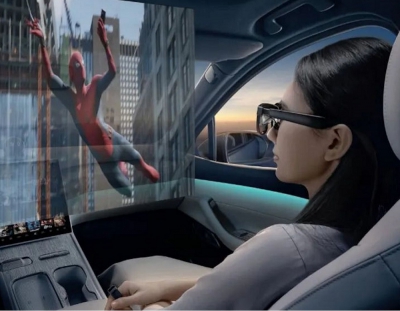 سینمای واقعی داخل خودرو با عینک‌ واقعیت افزوده «نیو»