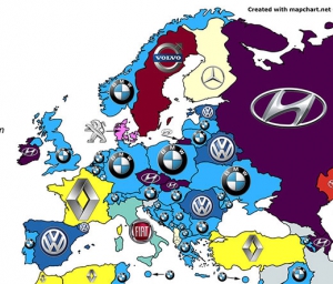 مردم کشورها نام کدام برند خودرویی را بیشتر جستجو می کنند؟!