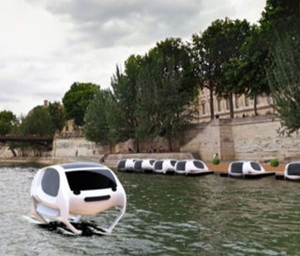طراحی خودرویی برای حرکت روی آب!