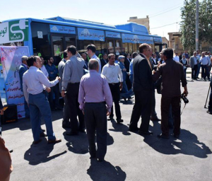 ورود نخستین اتوبوس‌ BYD برقی به ناوگان عمومی شیراز 