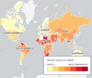 کدام کشورها برای رانندگی خطرناکند؟!
