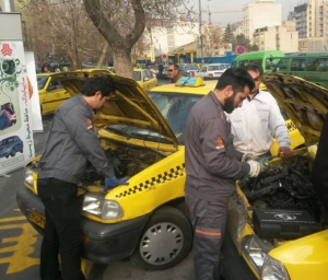 تاکسی‌های تهران رایگان تنظیم موتور شدند