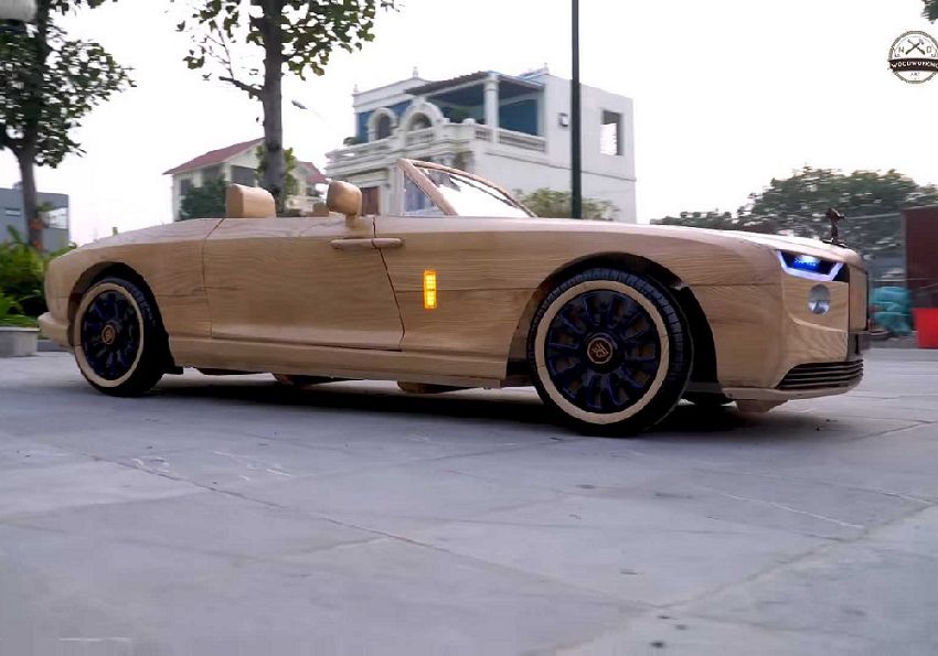 Wooden Rolls Royce 2