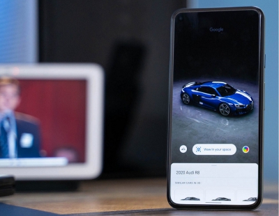 تماشای خودروهای سه بعدی با قابلیت واقعیت افزوده گوگل 
