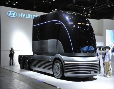 درخشش کامیون هیدروژنی هیوندای در موبالیتی شو 2020