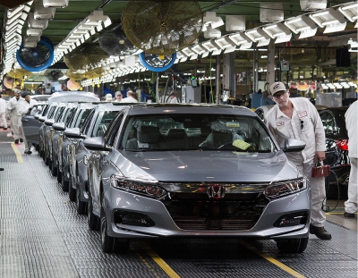 کاهش 14 درصدی فروش جهانی خودروسازان ژاپنی