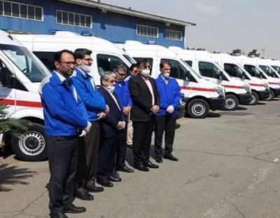 تحویل ۶۳ دستگاه آمبولانس پیشرفته به وزارت بهداشت