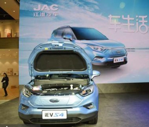 معرفی خودروهای برقی جک در نمایشگاه شانگهای