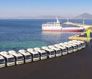 جزیره ججو میزبان 20 دستگاه اتوبوس BYD تمام برقی