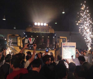 رونمایی از جدیدترین کامیون کشنده سایپا در نمایشگاه مشهد 